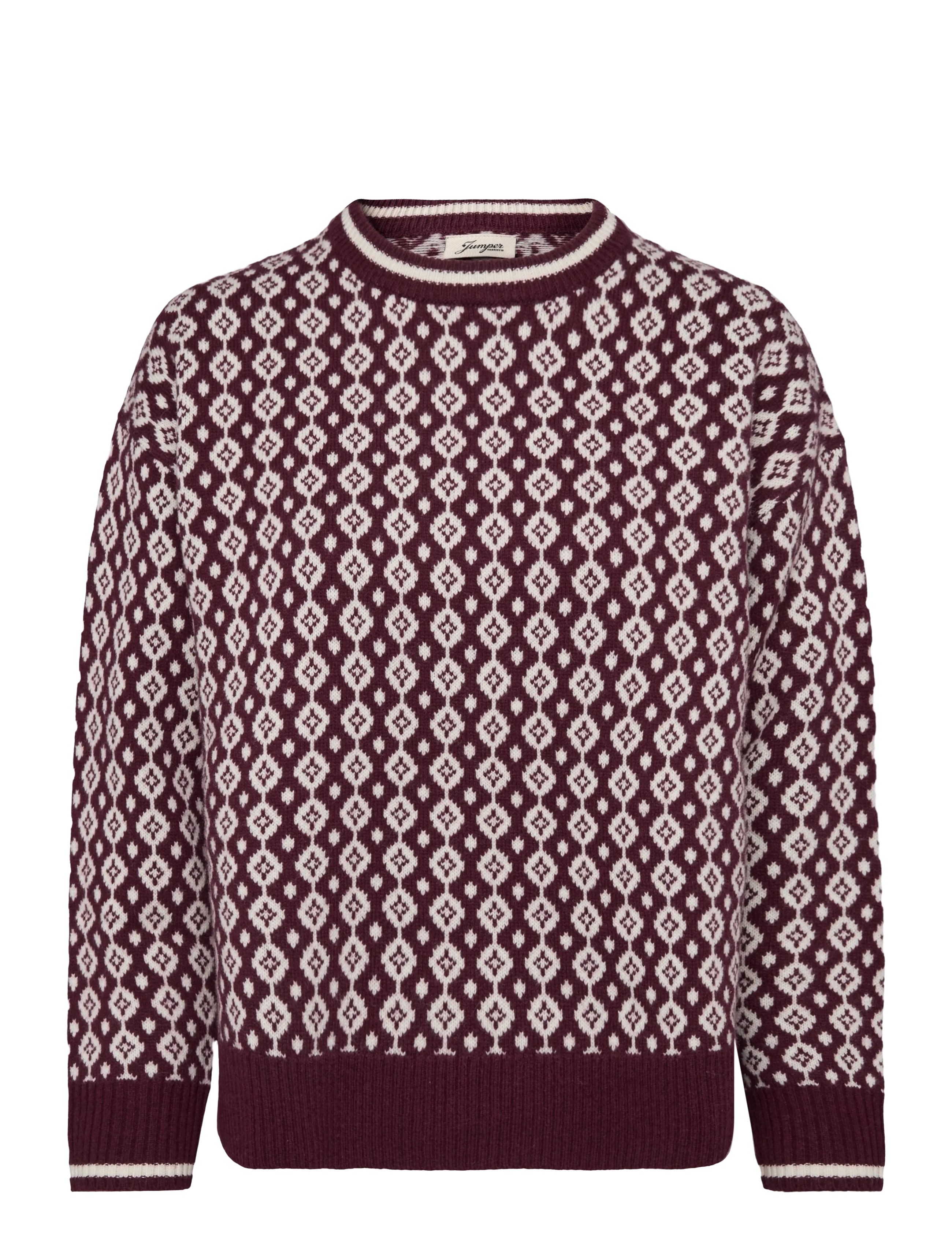 Jumperfabriken Clothilde Jumper - Jumpers - BURGUNDY / burgundy