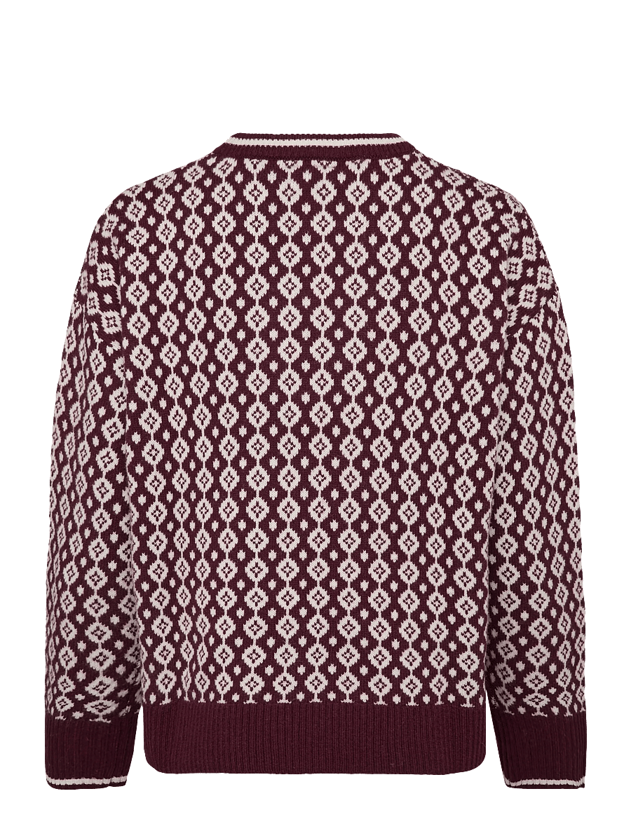 Jumperfabriken - Clothilde Jumper - jumpers - burgundy - 2