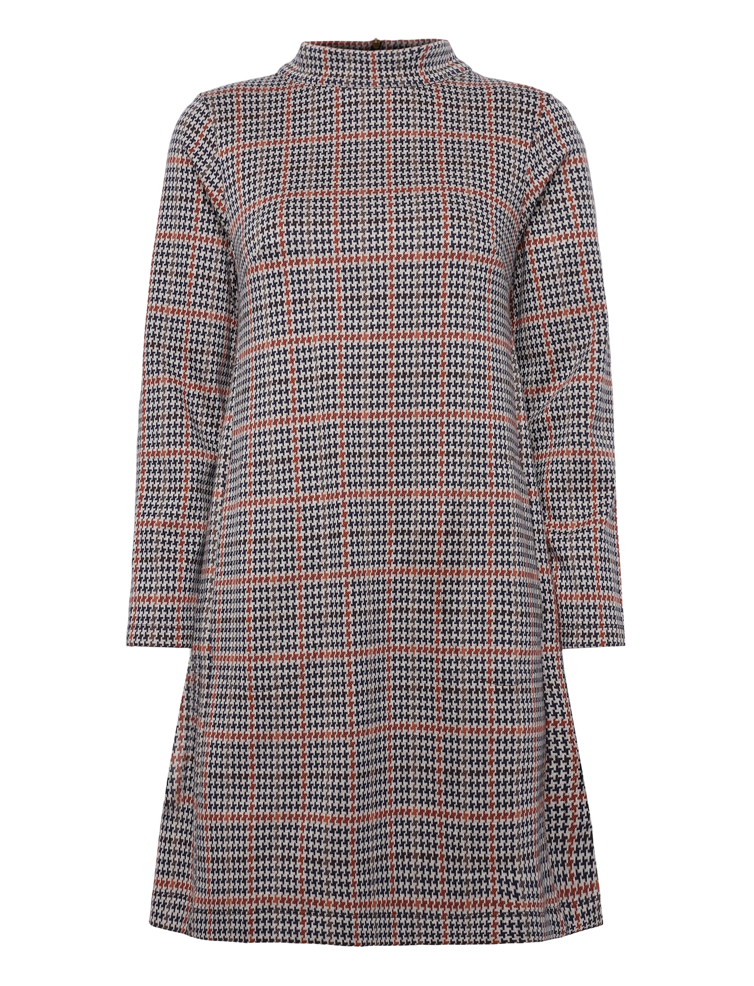 Jumperfabriken - Bernadette Dress Glencheck - kurze kleider - multi - 1
