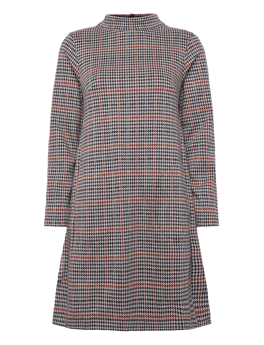 Jumperfabriken - Bernadette Dress Glencheck - kurze kleider - multi - 1