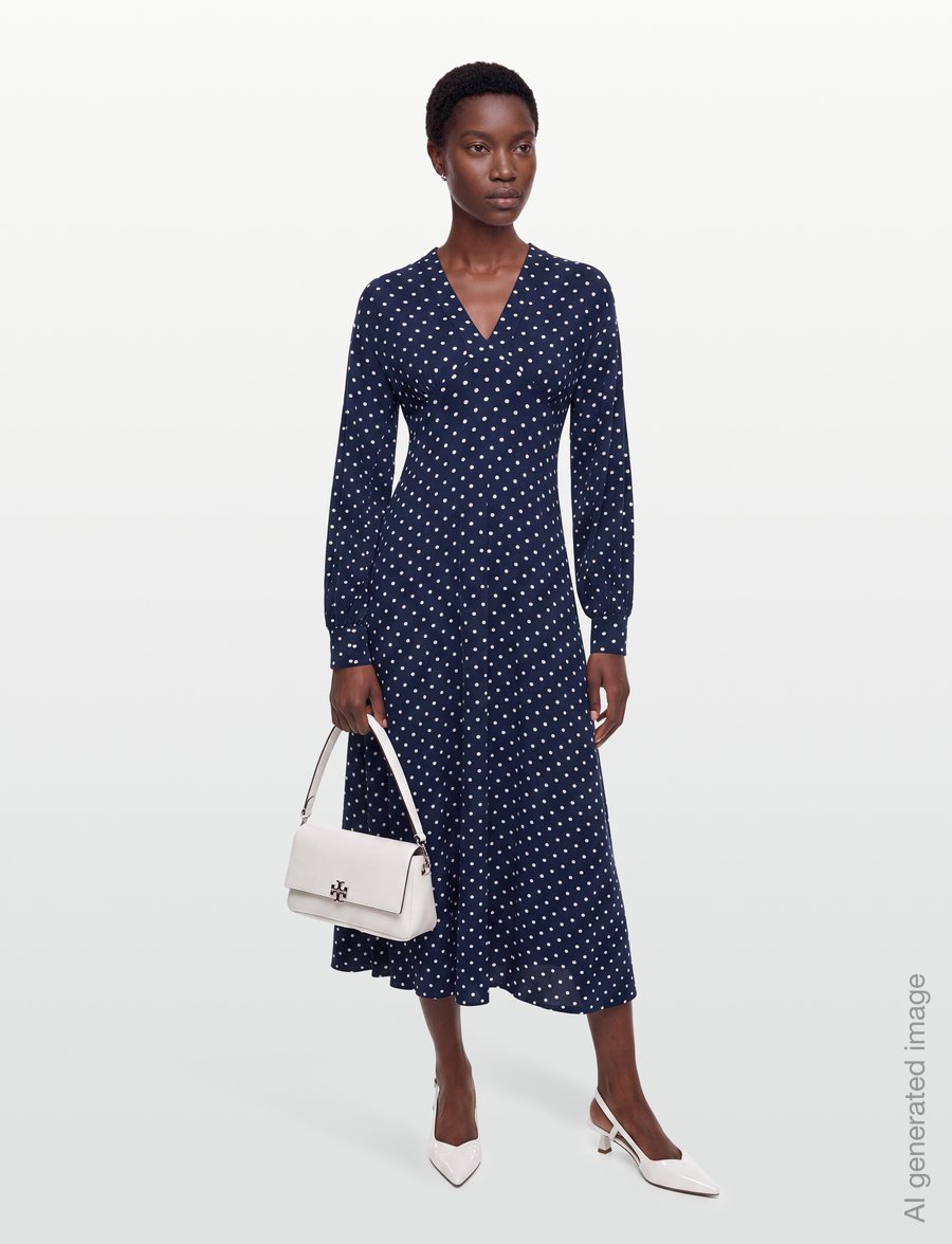 Jumperfabriken - Cosima Dress - midiklänningar - dk blue - 0