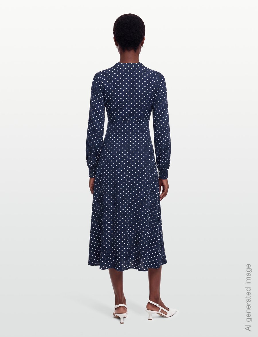 Jumperfabriken - Cosima Dress - midiklänningar - dk blue - 4