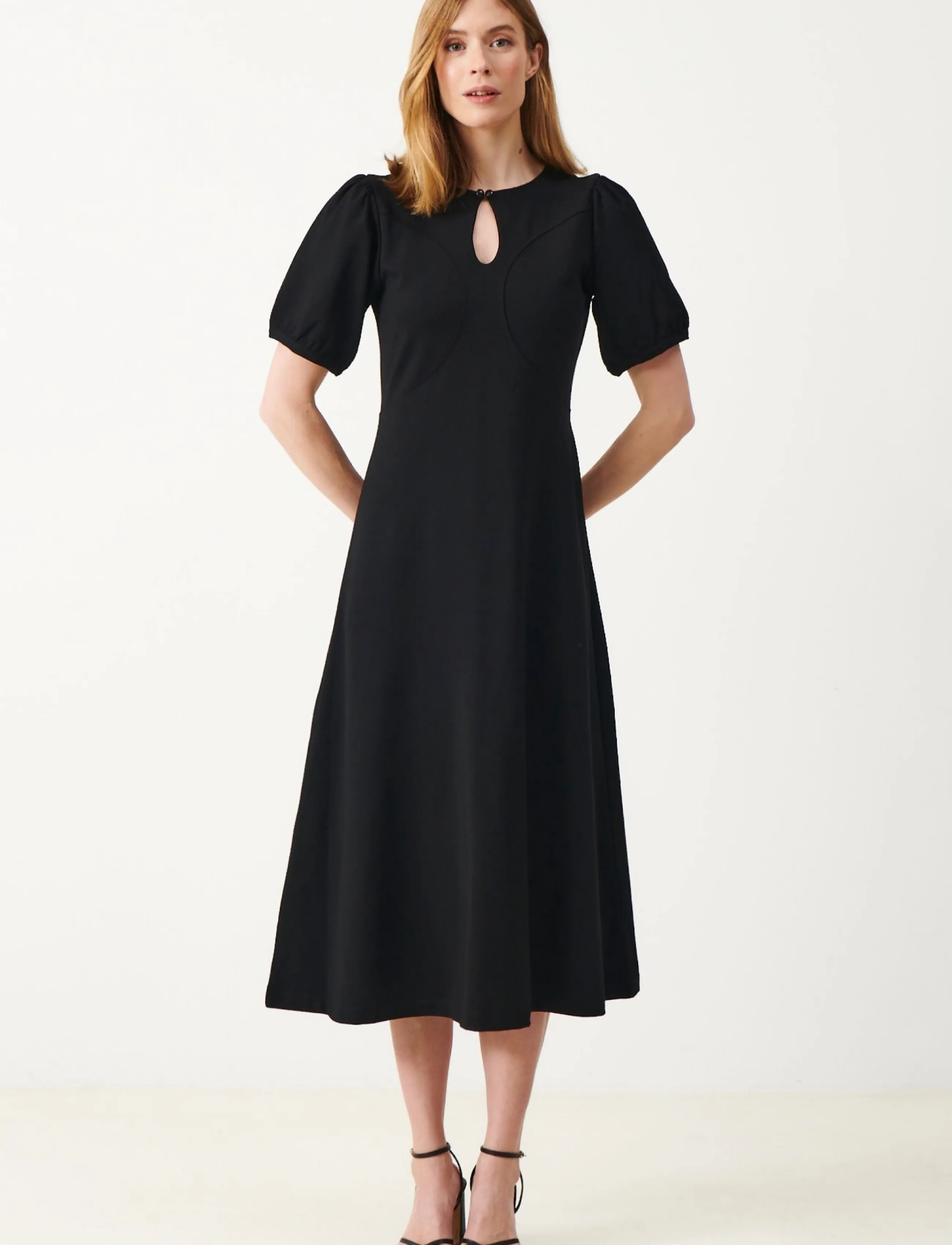 Jumperfabriken Flavia Dress - Kleidung - BLACK / black