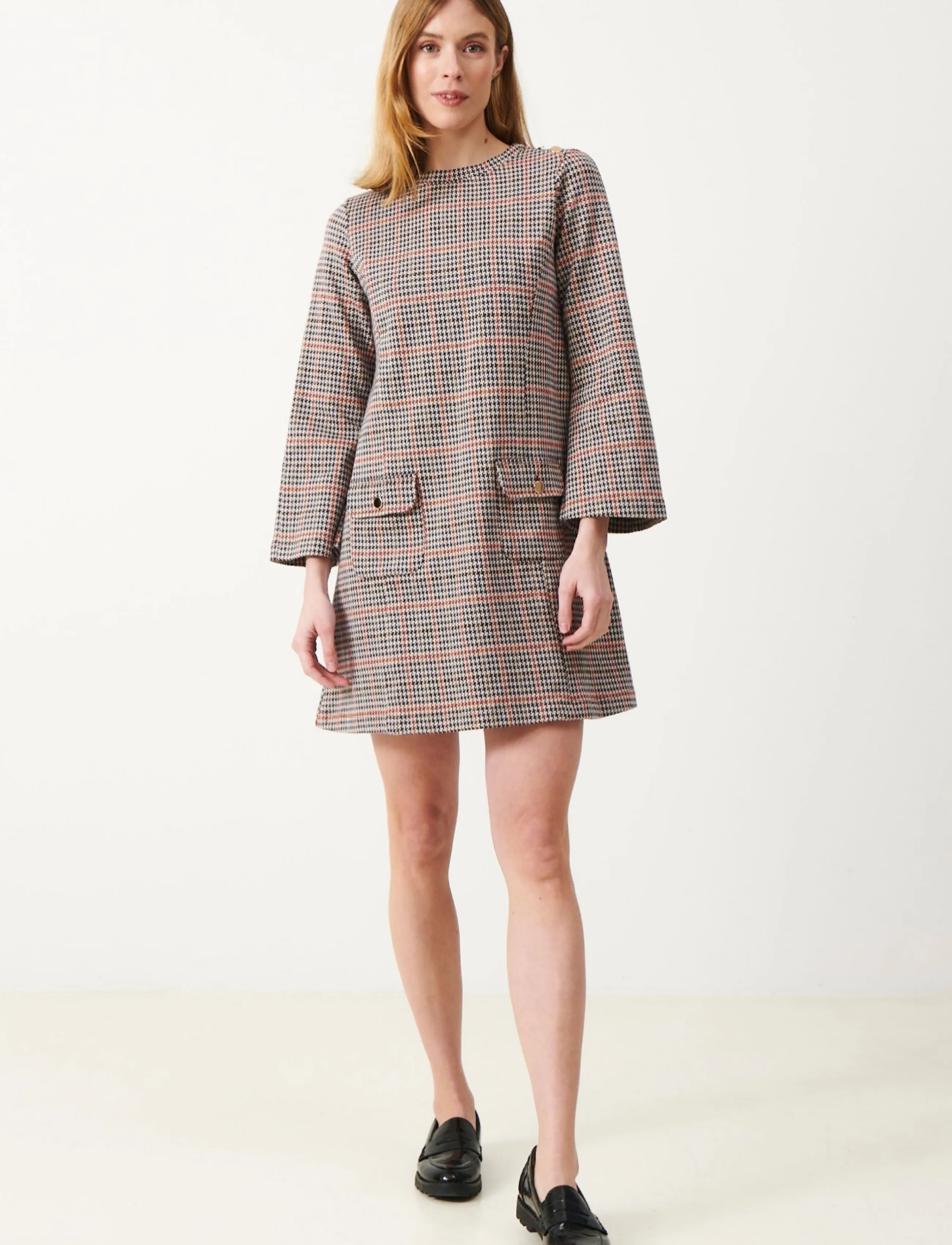 Jumperfabriken Janet Dress Glencheck - Kleider - MULTI / multi