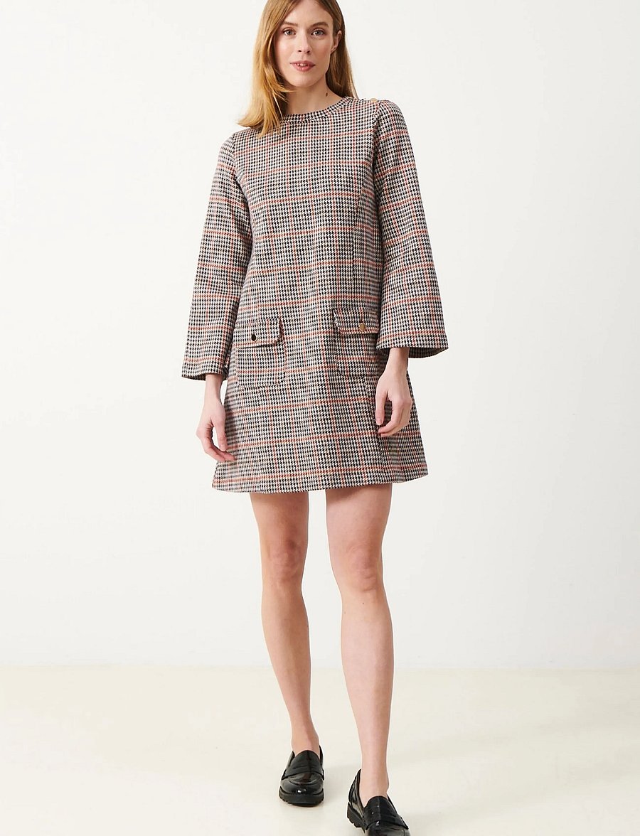 Jumperfabriken - Janet Dress Glencheck - korte kjoler - multi - 0