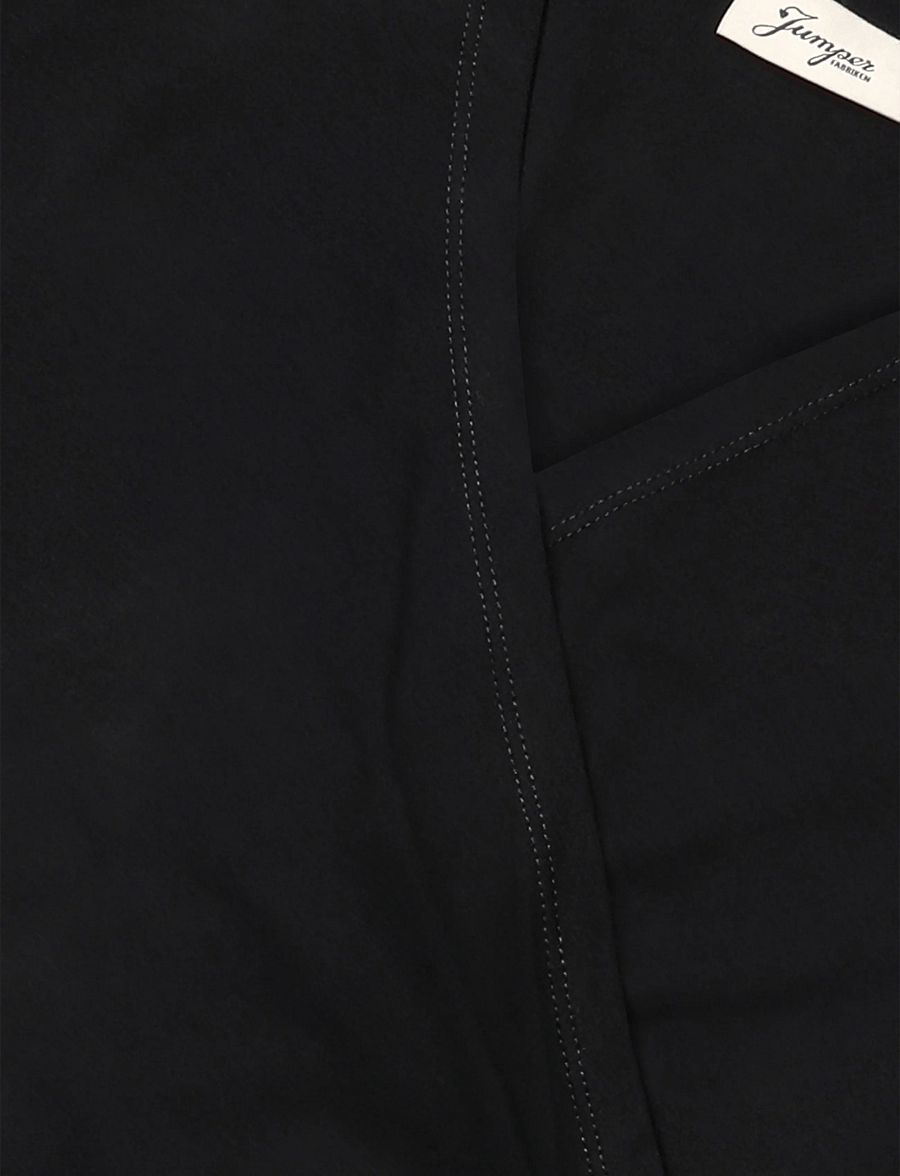 Jumperfabriken - Kaia Dress - omlottklänningar - black - 2