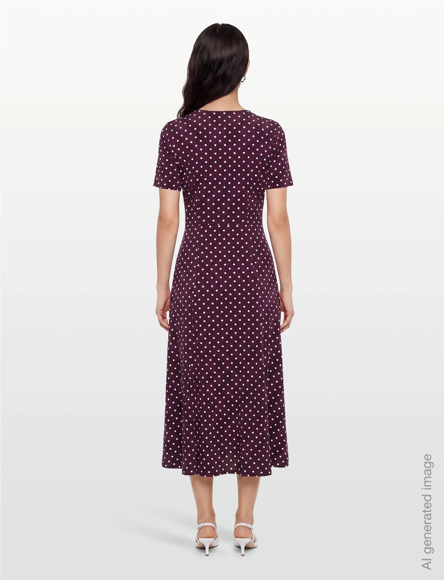 Jumperfabriken - Kira Dress - wickelkleider - plum - 4