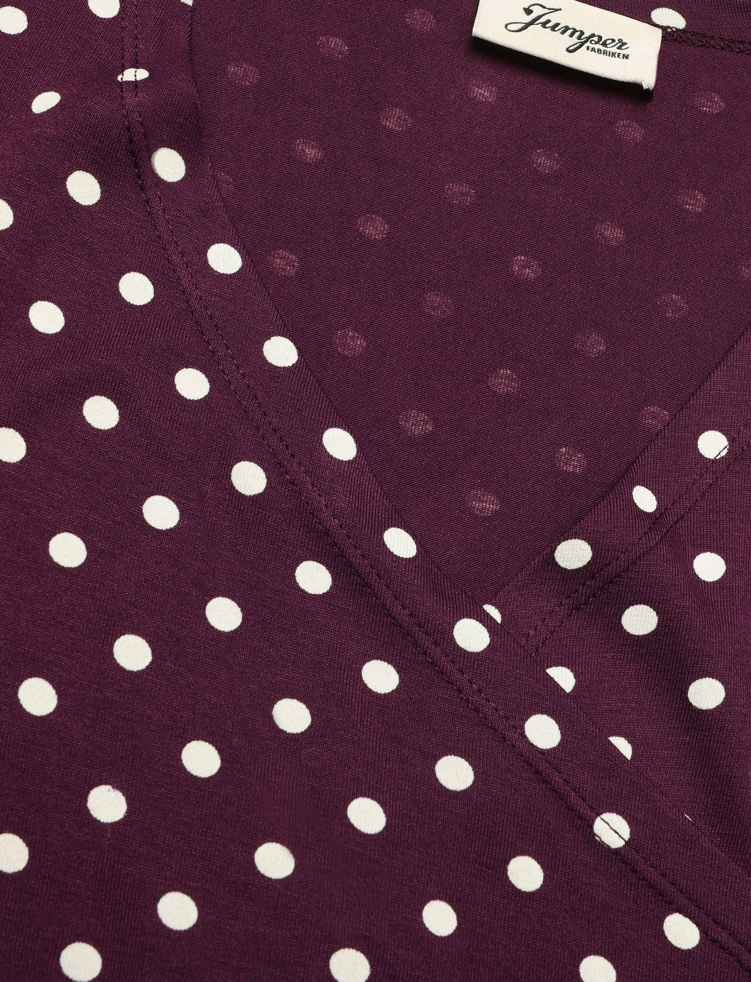 Jumperfabriken - Kira Dress - plum - 2