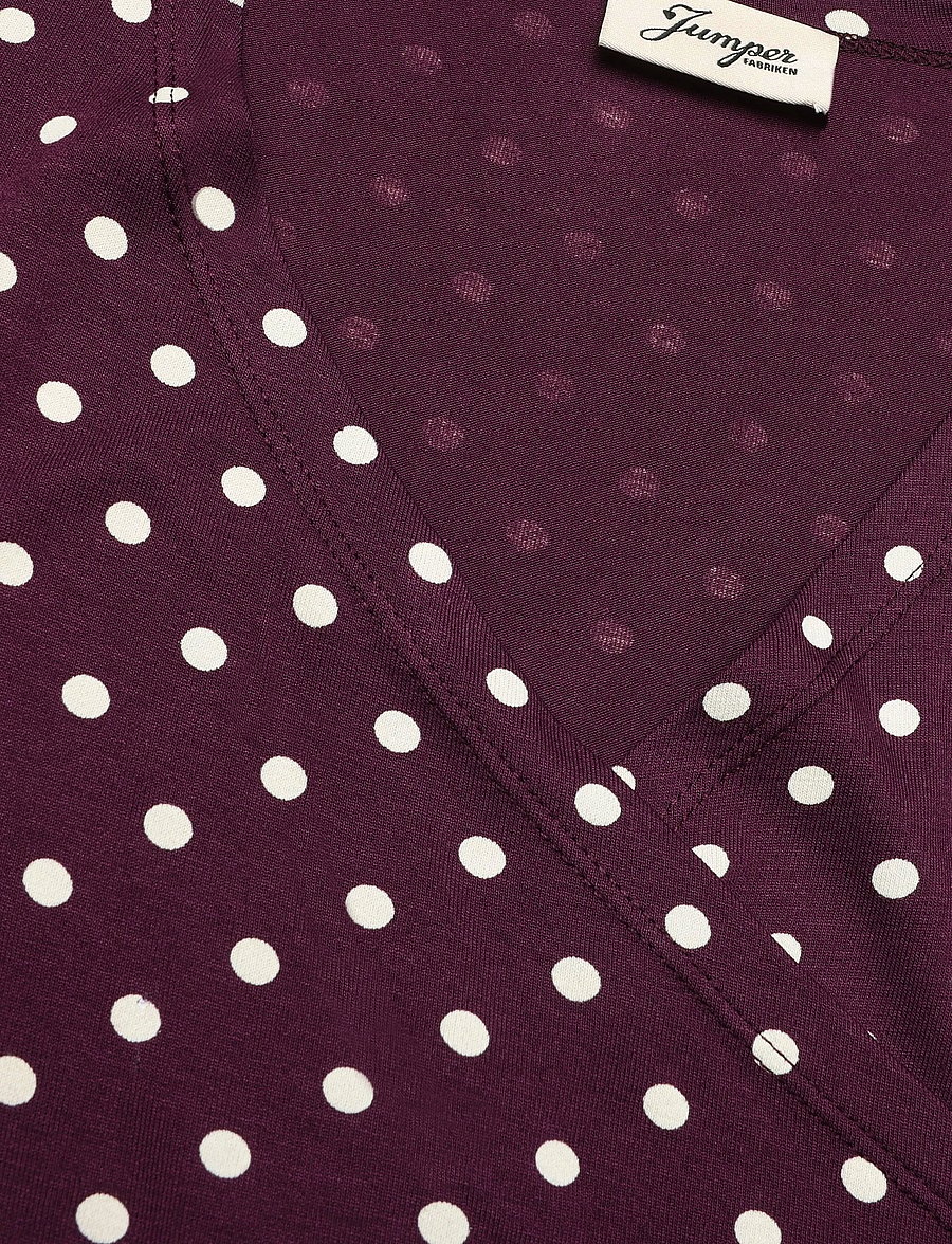 Jumperfabriken - Kira Dress - wickelkleider - plum - 5