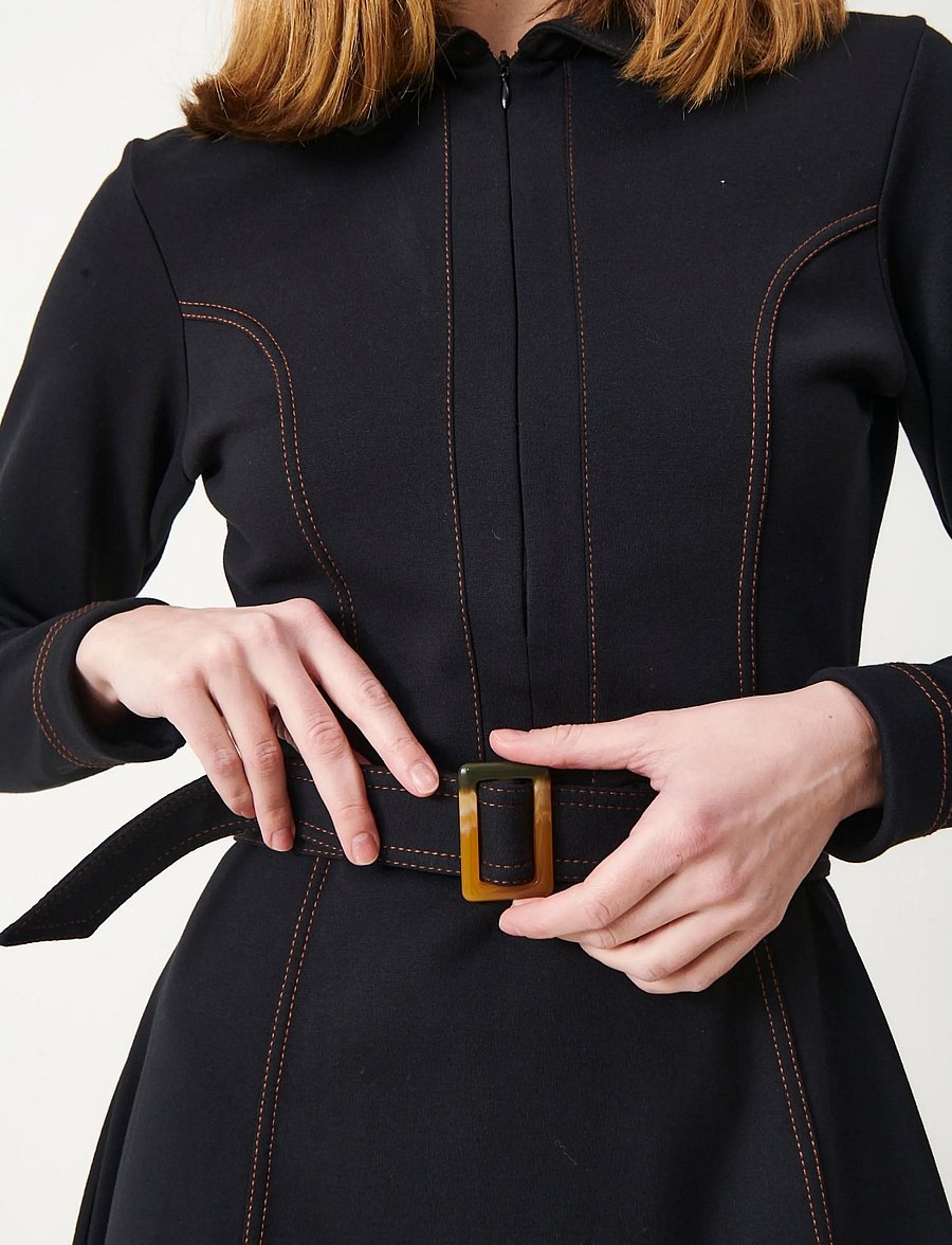 Jumperfabriken - Melani Dress - black - 4