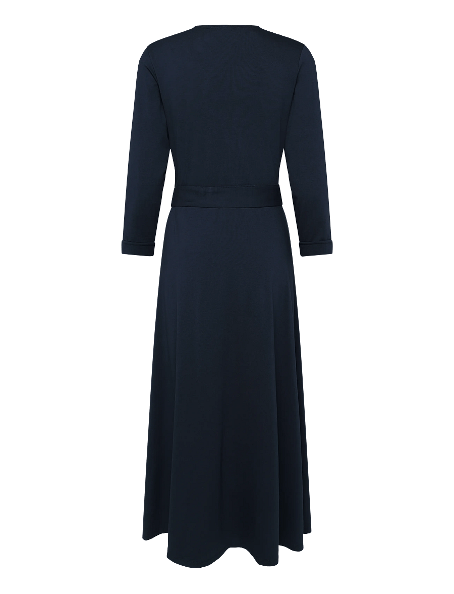 Jumperfabriken - Tamara Dress - omlottklänningar - navy - 2