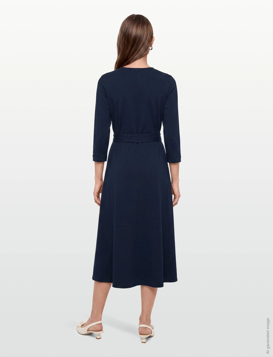 Jumperfabriken - Tamara Dress - wickelkleider - navy - 4