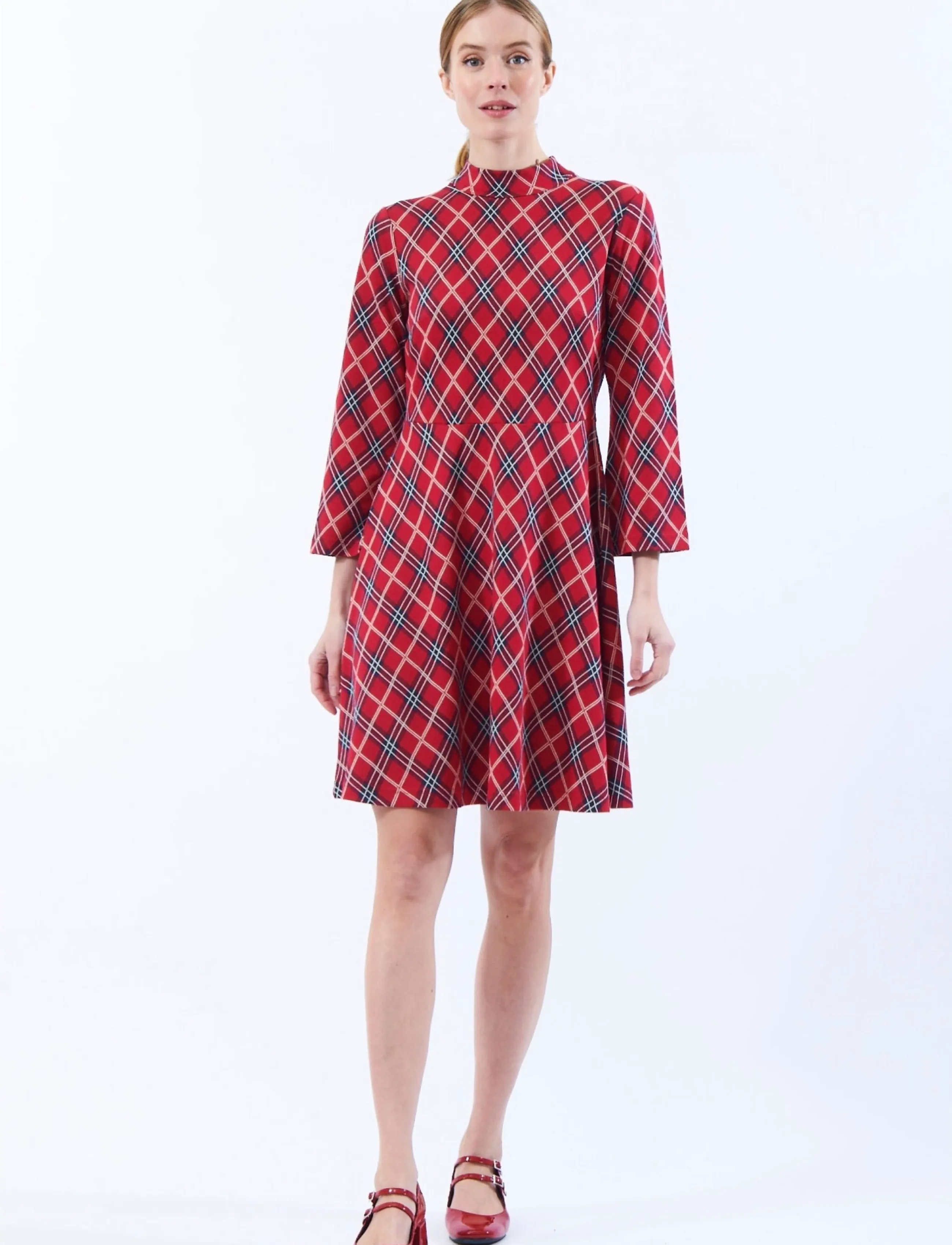 Jumperfabriken Bertha Dress - Riided - RED / red