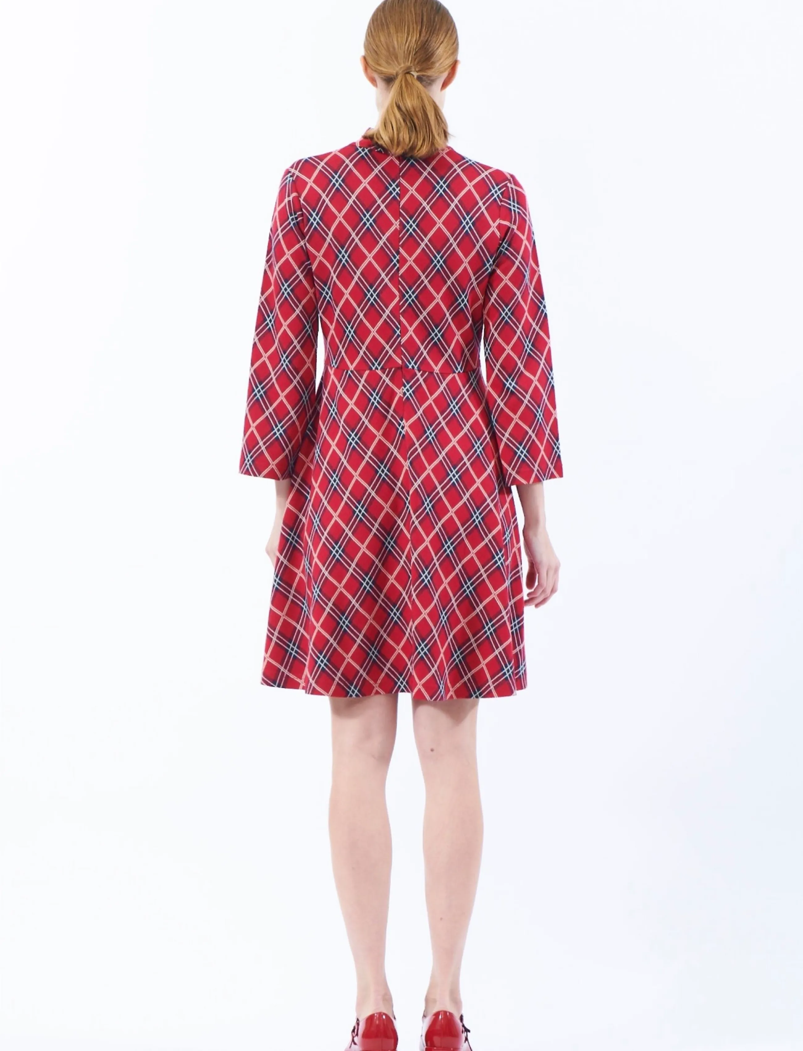Jumperfabriken - Bertha Dress - minikleidid - red - 3