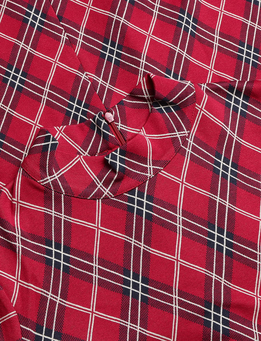 Jumperfabriken - Bertha Dress - minikleidid - red - 5