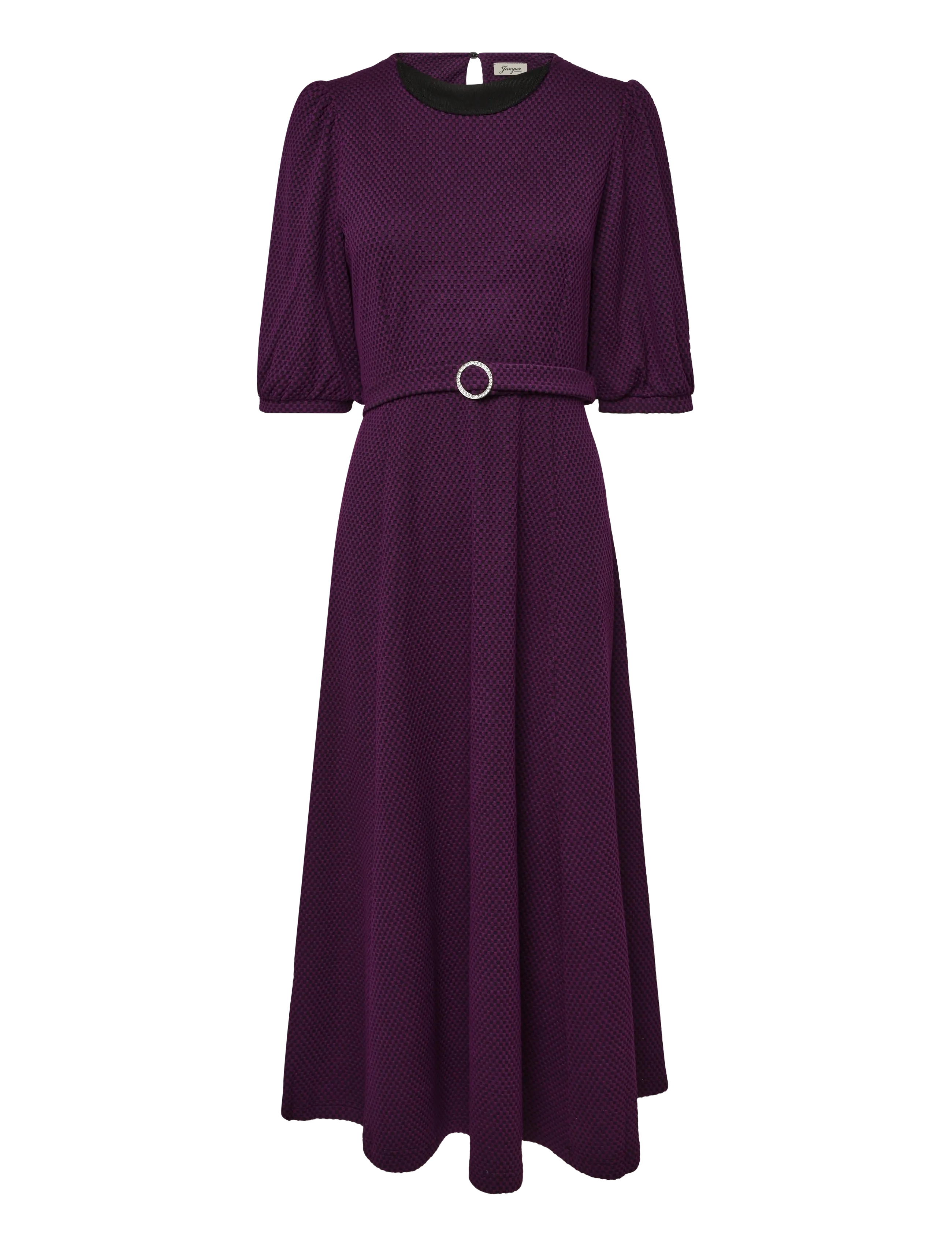 Jumperfabriken - Clemence Dress - midikleidid - purple - 1