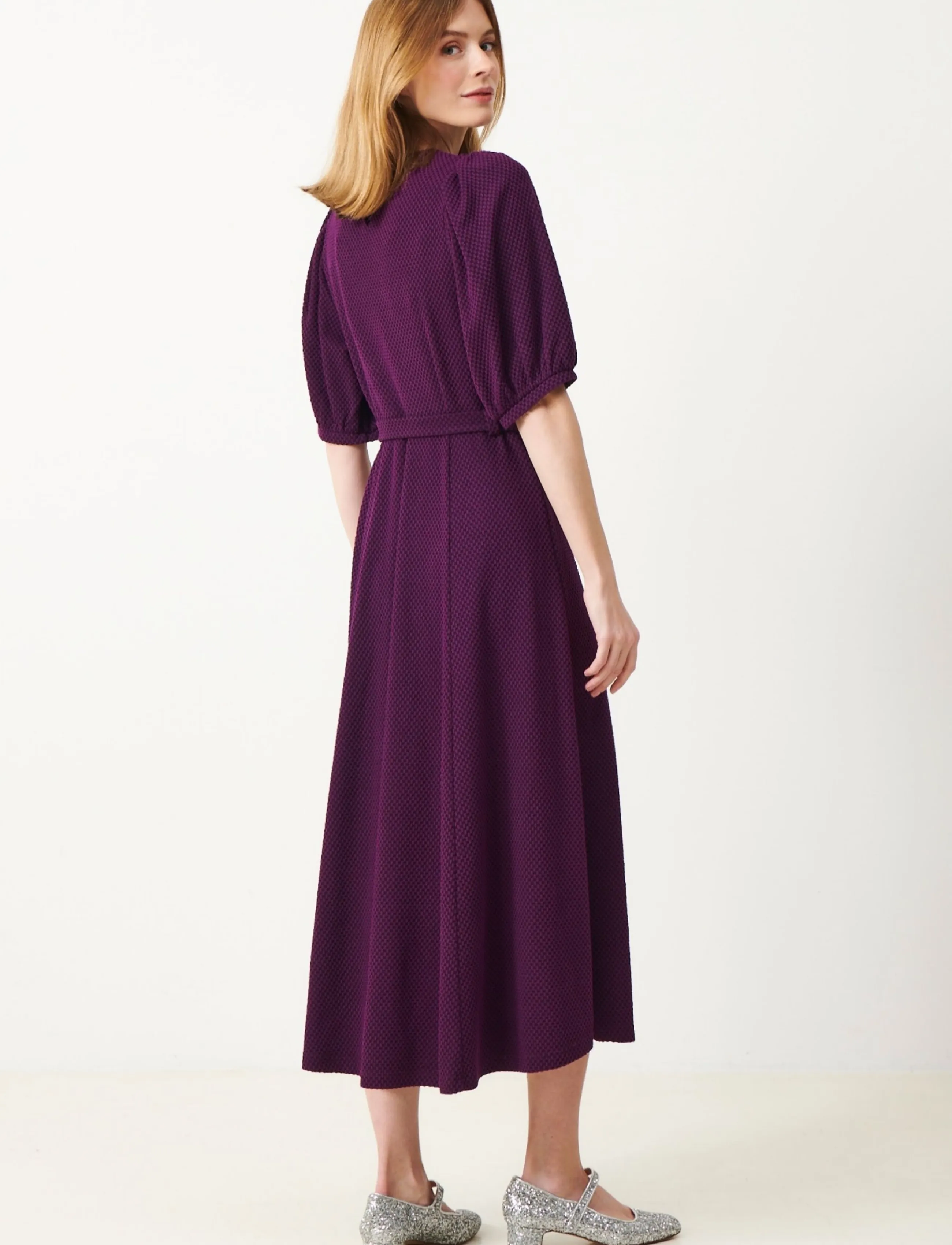 Jumperfabriken - Clemence Dress - midikleidid - purple - 3