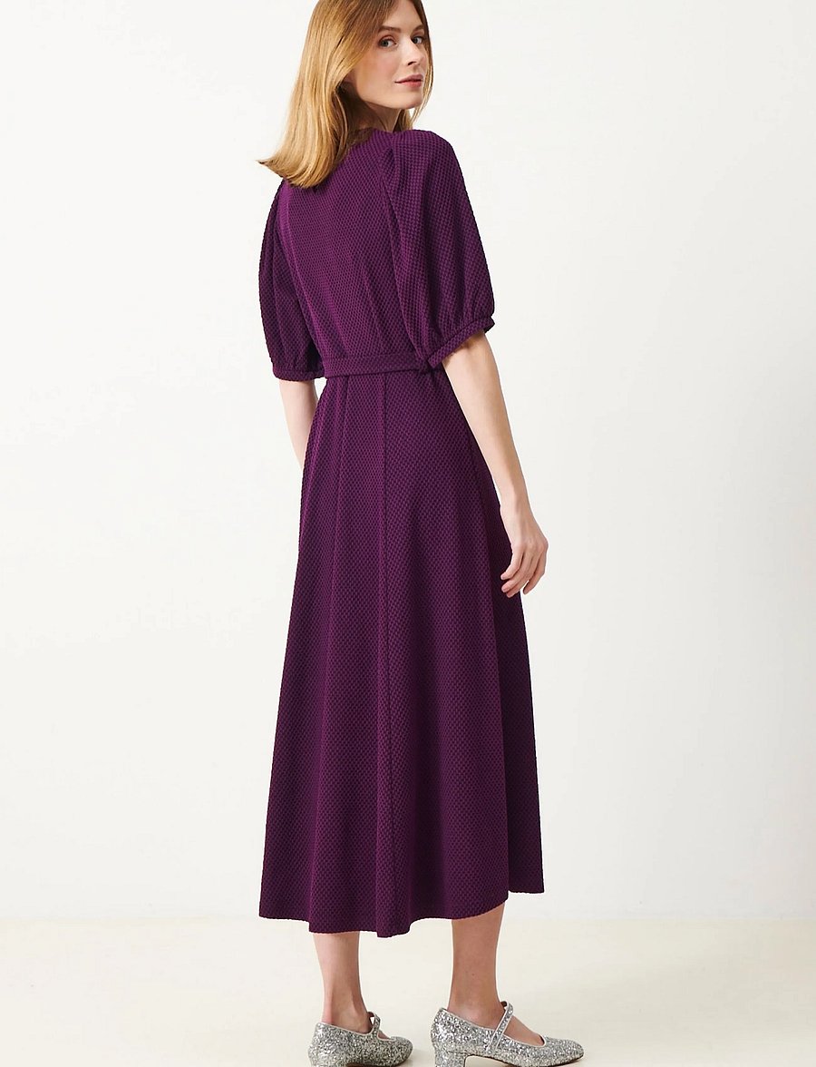 Jumperfabriken - Clemence Dress - midikleidid - purple - 3