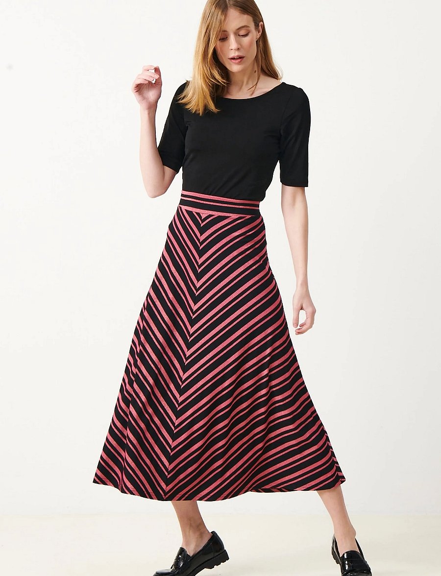 Jumperfabriken - Fabia Skirt - midiseelikud - pink - 0