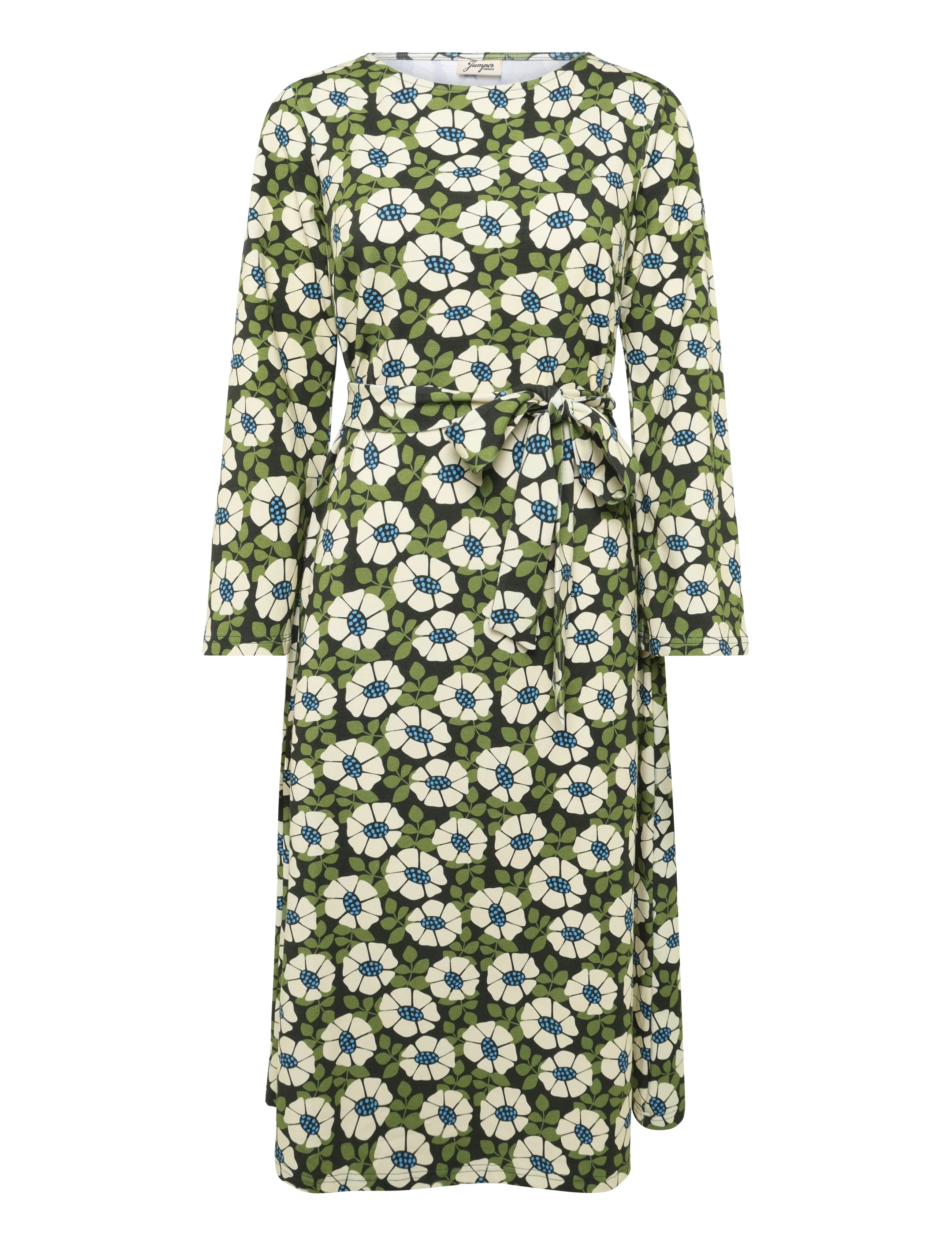 Jumperfabriken Lenita Dress, M, Dresses, Grün - Knee-length & Midi, Frauen