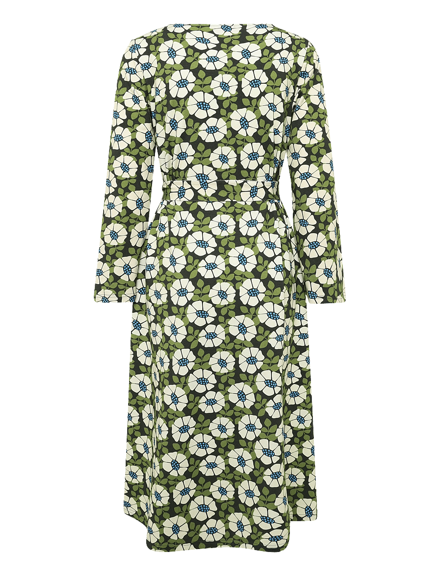 Jumperfabriken - Lenita Dress - midi kjoler - green - 1