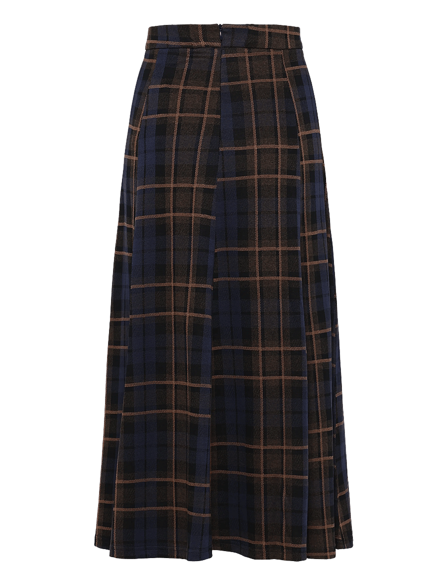 Jumperfabriken - Solana Skirt - plisseeritud seelikud - brown - 2