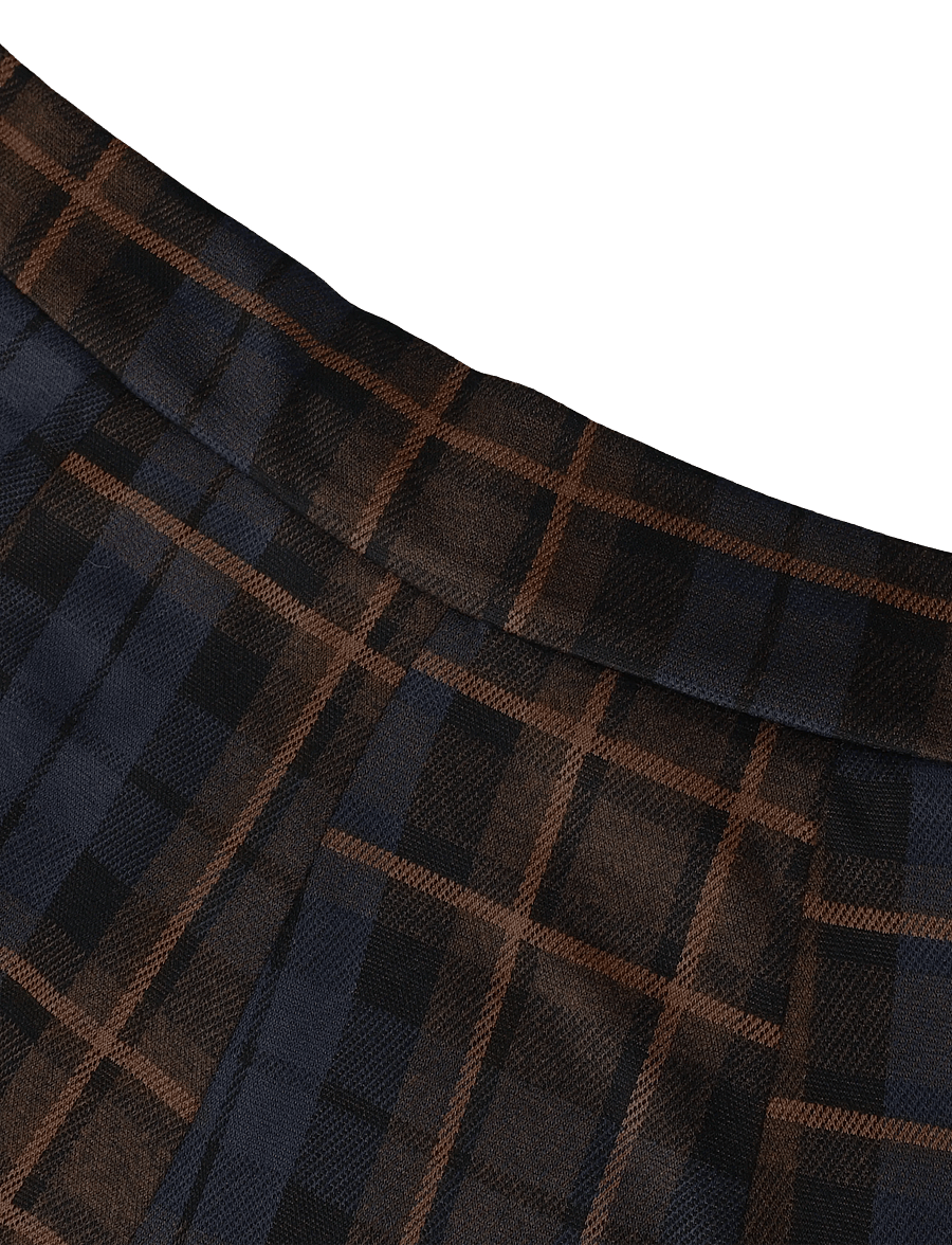 Jumperfabriken - Solana Skirt - plisseeritud seelikud - brown - 4