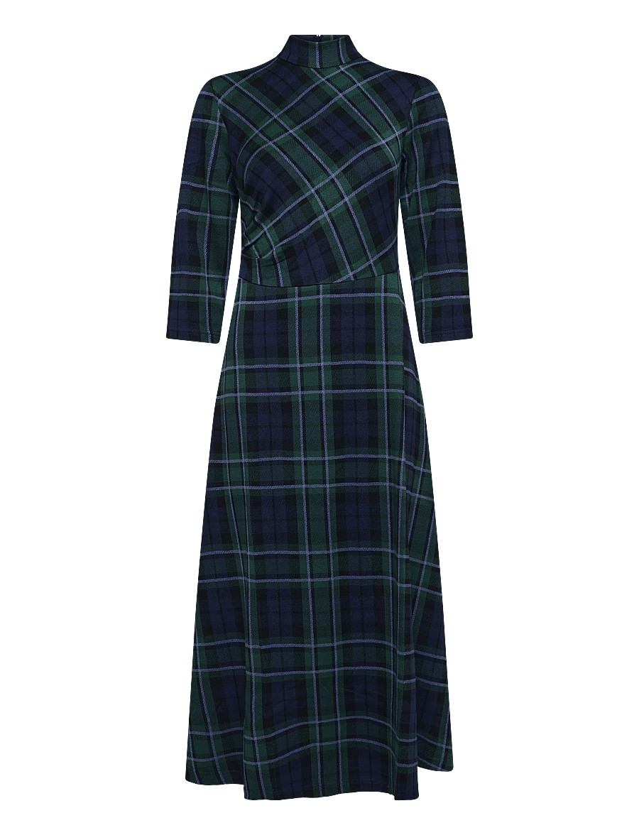 Jumperfabriken - Tatjana Dress - midiklänningar - green - 1