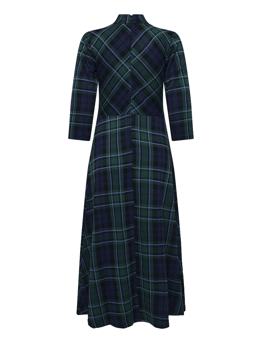Jumperfabriken - Tatjana Dress - midiklänningar - green - 2