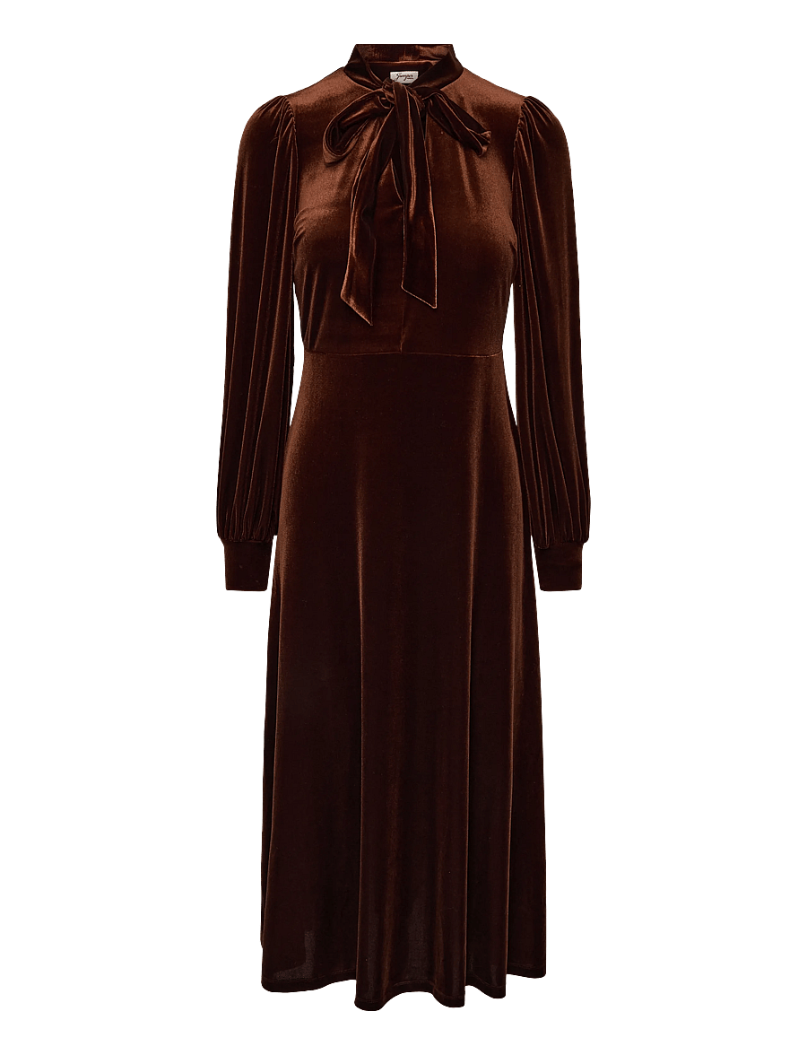 Jumperfabriken - Juno Dress - partykleider - brown - 1