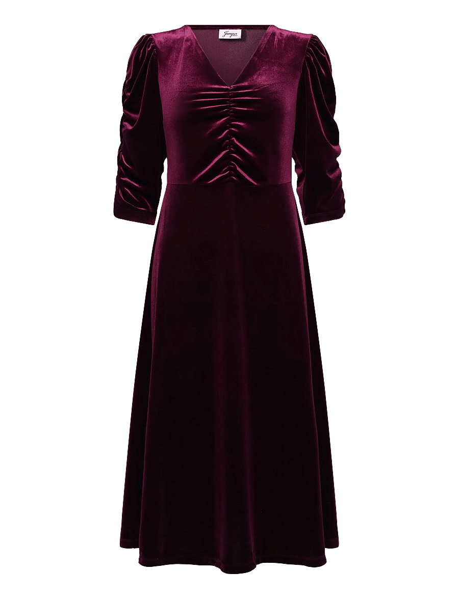 Jumperfabriken - Kali Dress - partykleider - burgundy - 1