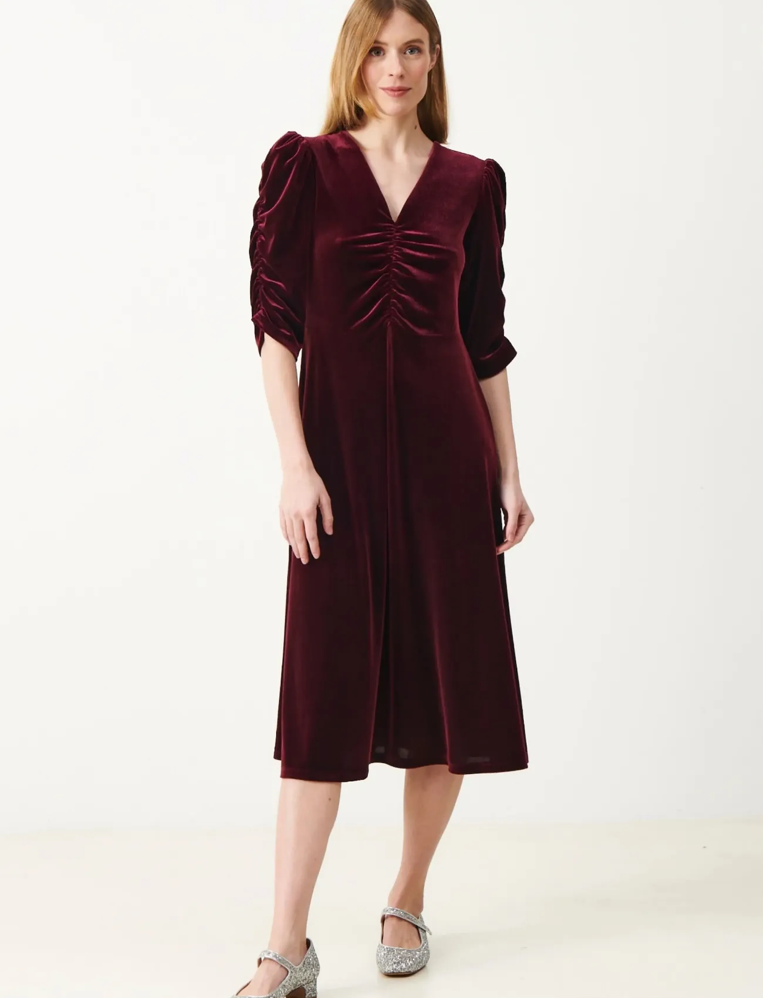 Jumperfabriken Kali Dress - Farben der Saison - BURGUNDY / burgundy