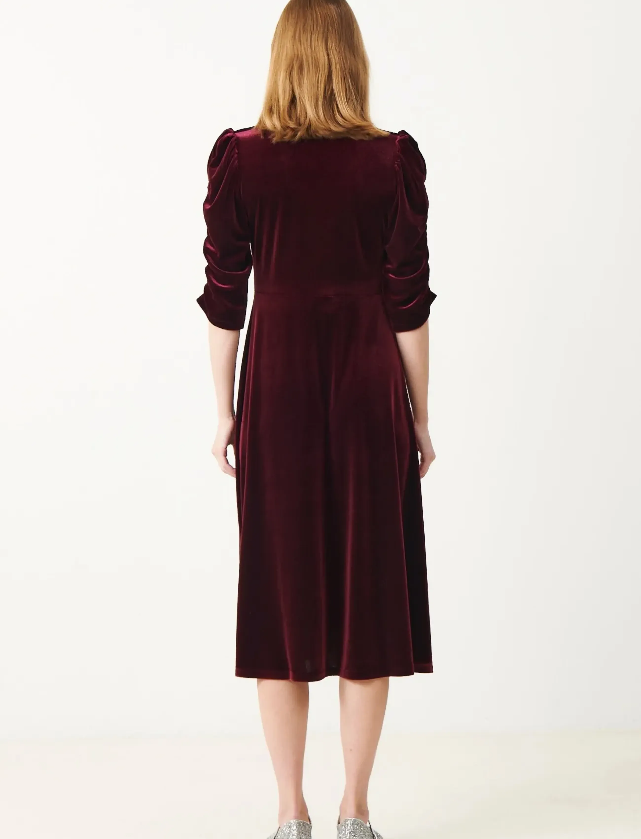 Jumperfabriken - Kali Dress - partykleider - burgundy - 3