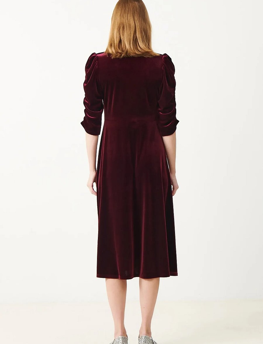 Jumperfabriken - Kali Dress - partykleider - burgundy - 3