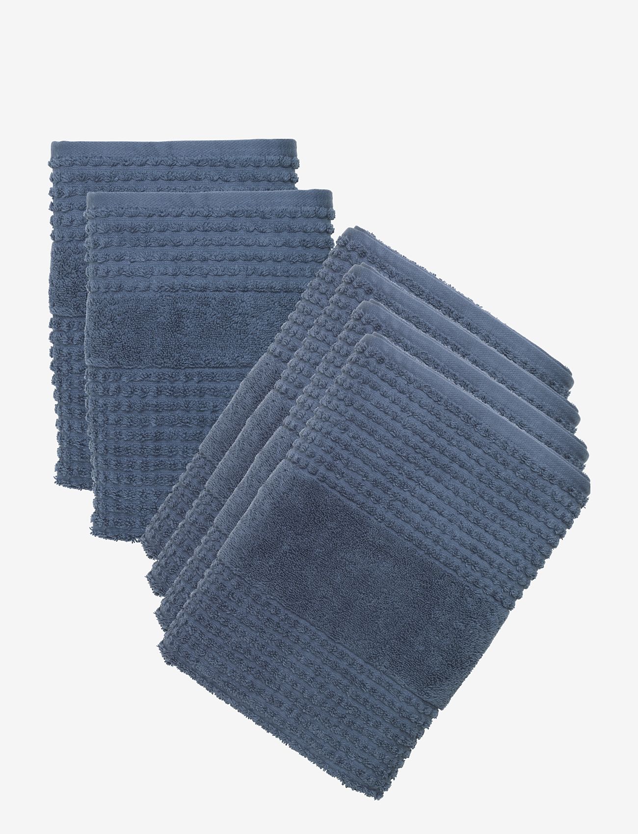 Juna - Check Towels 70x140 4 pcs, 50x100 2 pcs(615042-43) dark blue - mažiausios kainos - dark blue - 0