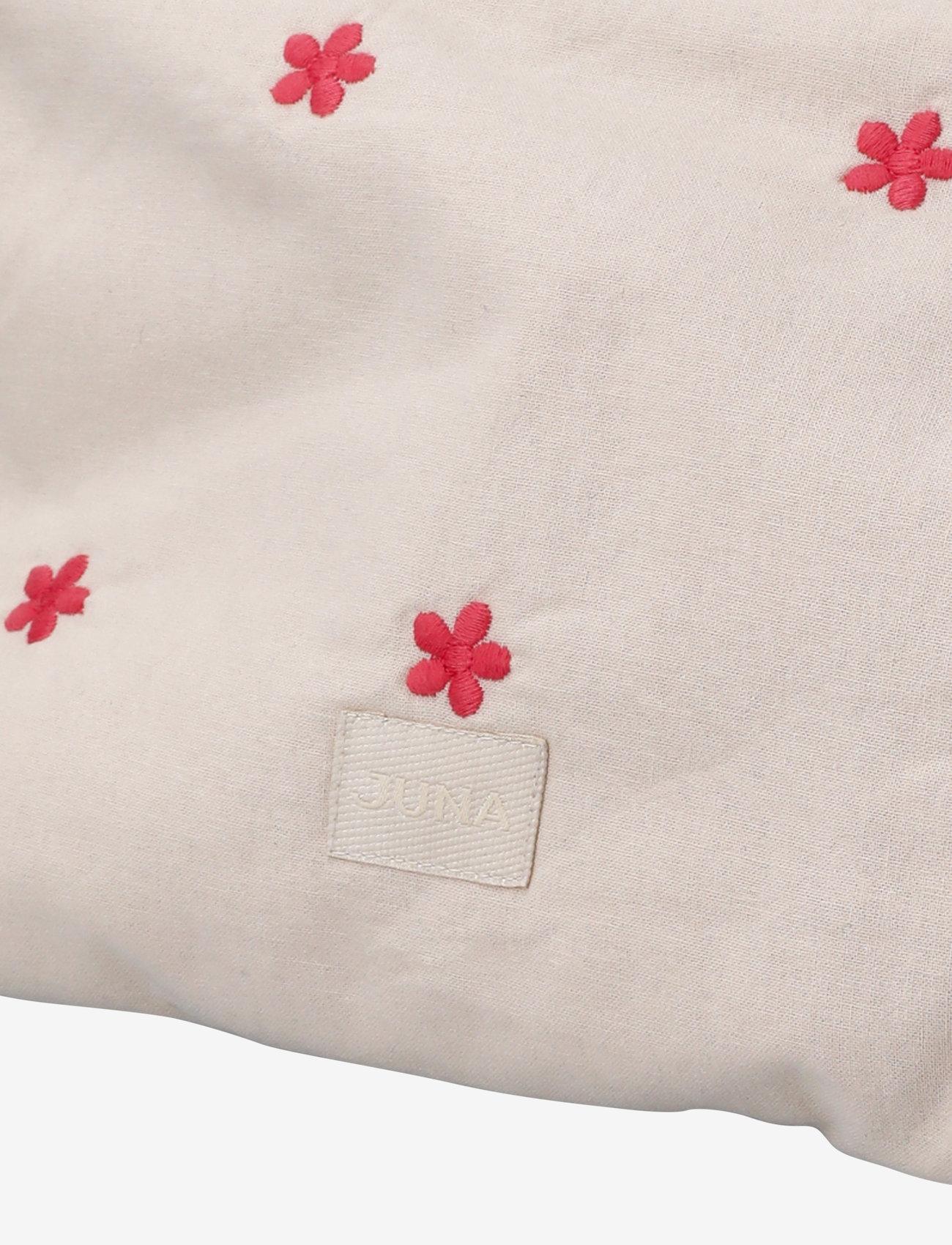 Juna - Daisy Karla Toiletry Bag 30x10x20 cm sand/red - toilettasker - sand/red - 3