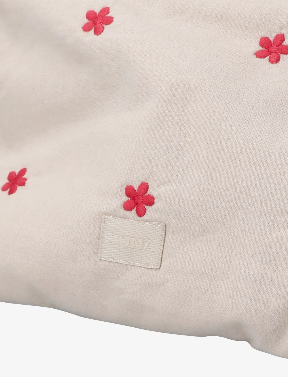 Juna - Daisy Karla Toiletry Bag 30x10x20 cm sand/red - sminkväskor - sand/red - 3