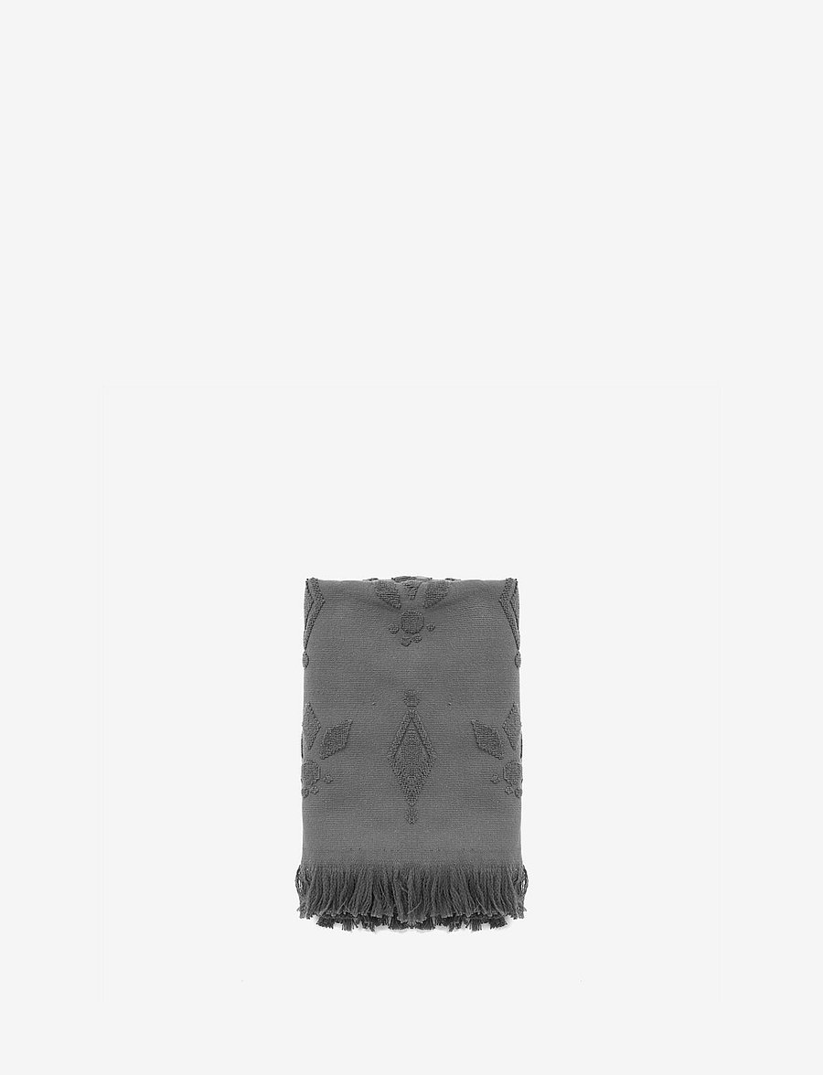 Juna - Pearl Towel 50x100 cm - grey - 0