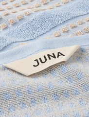 Juna - Check Face cloth 30x30 cm light blue/sand - lowest prices - light blue/sand - 3