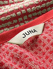 Juna - Check Håndkle 50x100 cm rød/sand - ansiktshåndklær - red/sand - 3