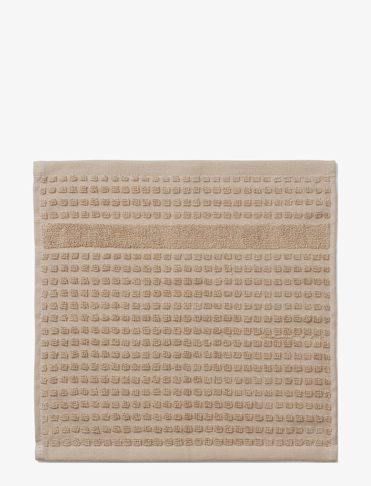 Juna Check Vaskeklud, 30X30 cm, Beige, Håndklæder Og Badehåndklæder > Ansigtshåndklæder, Unisex