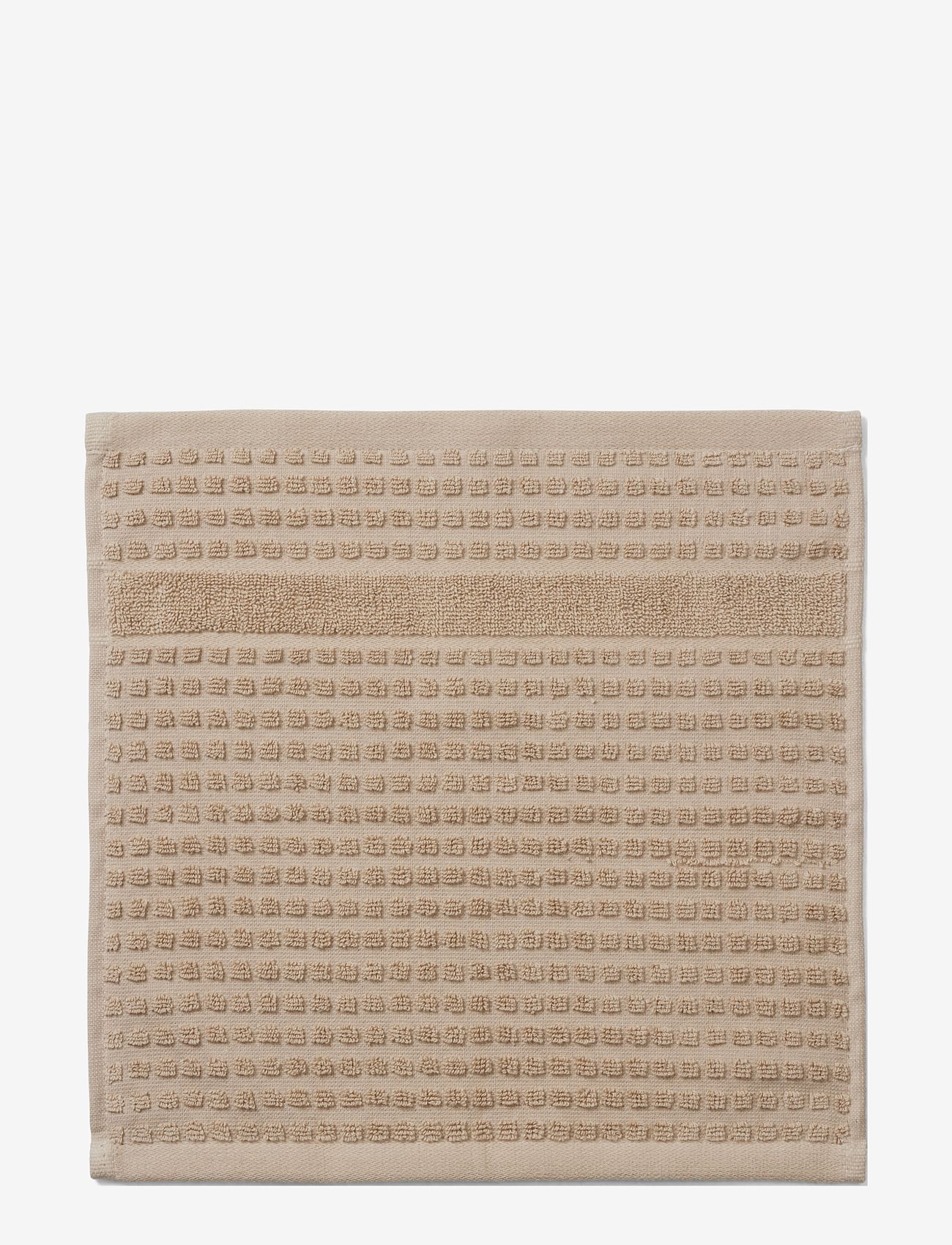Juna - Check Face cloth - laagste prijzen - sand - 0