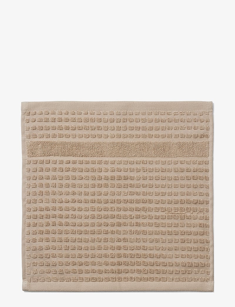 Juna - Check Face cloth - gesichtshandtücher - sand - 0