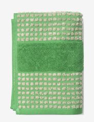 Check Handduk 50x100 cm grön/sand - GREEN/SAND