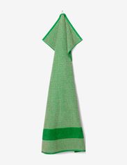 Juna - Check Towel 70x140 cm green/sand - alhaisimmat hinnat - green/sand - 2