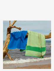 Juna - Check Towel 70x140 cm green/sand - alhaisimmat hinnat - green/sand - 6