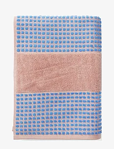 Check Towel 50x100 cm soft pink/blue, Juna