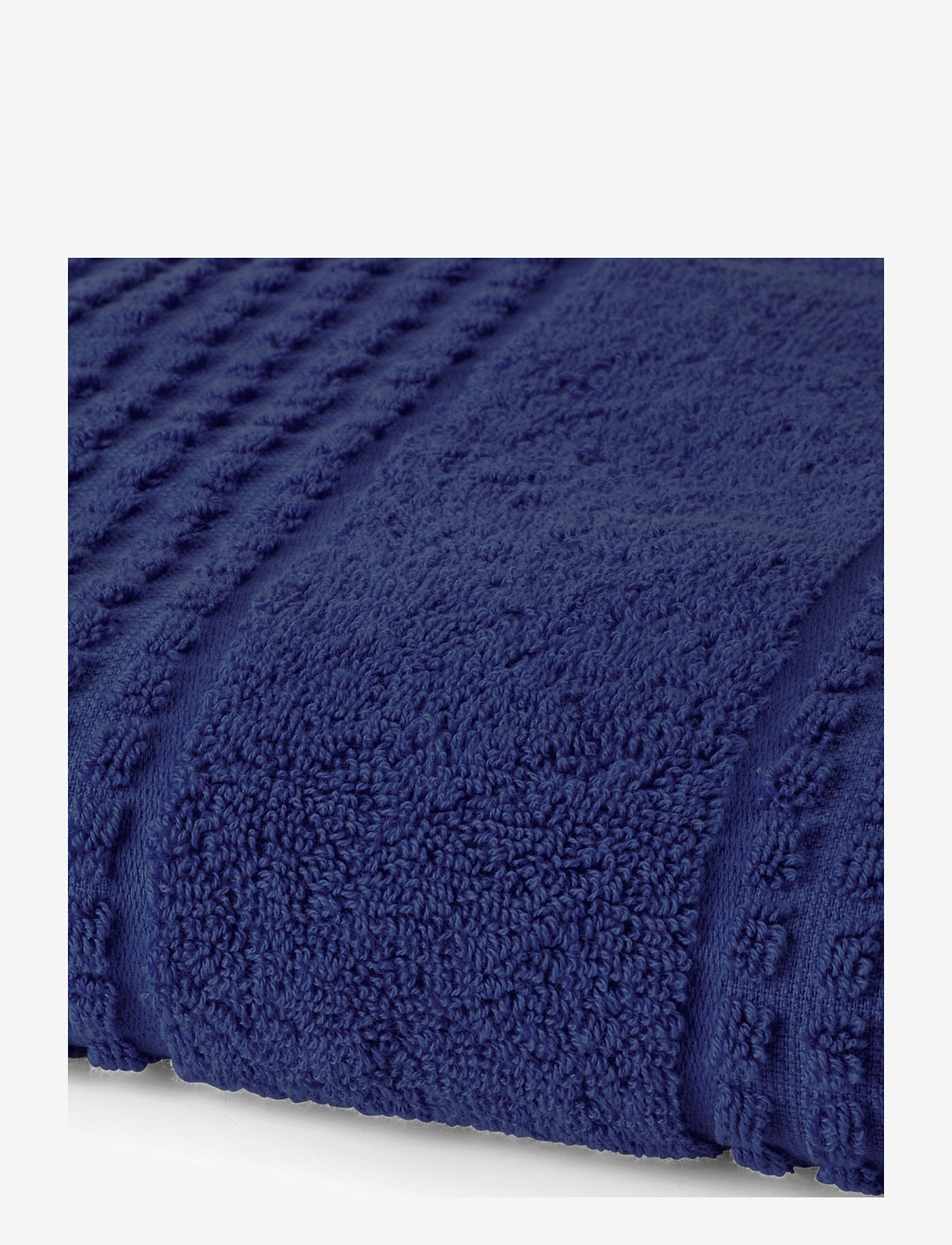 Juna - Check Towel 70x140 cm navy blue - bath towels - navy blue - 2