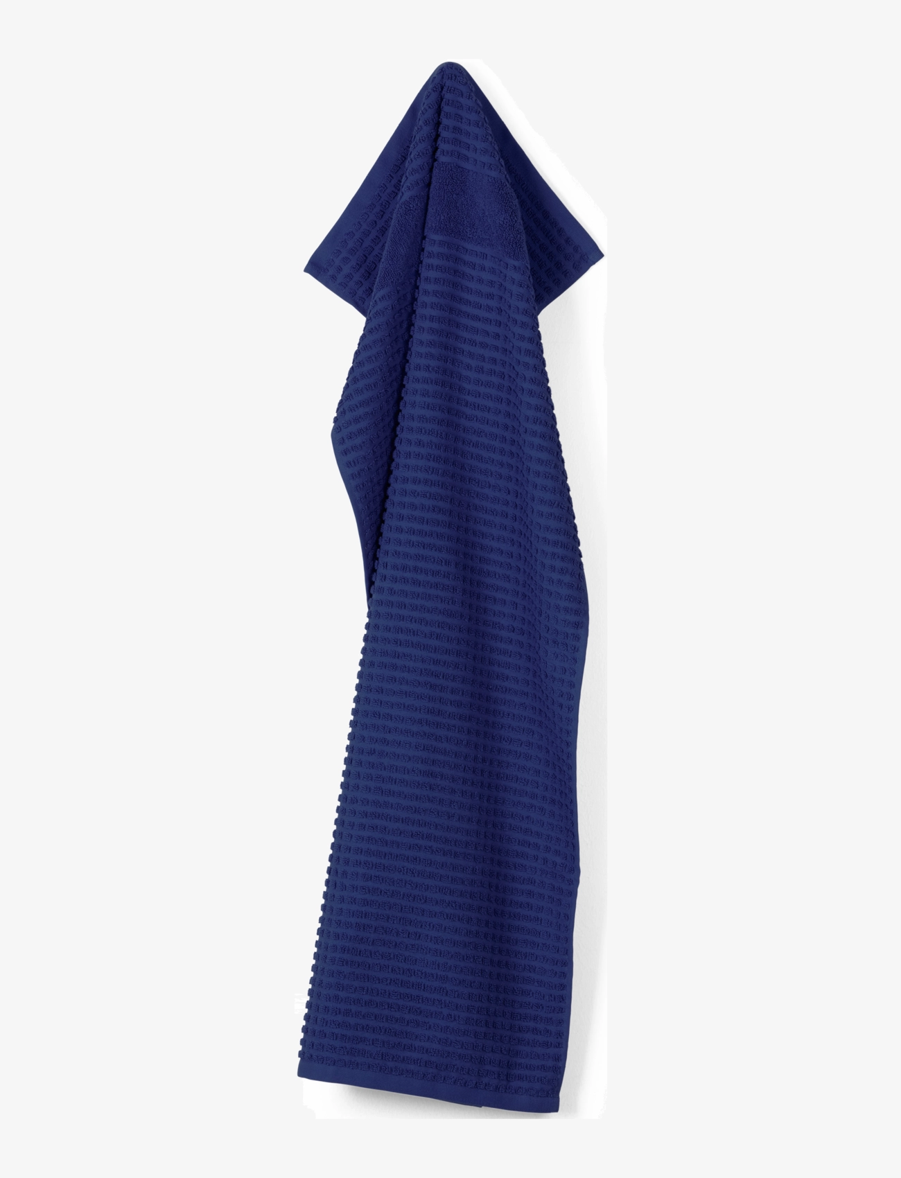 Juna - Check Towel 50x100 cm navy blue - badetücher - navy blue - 1