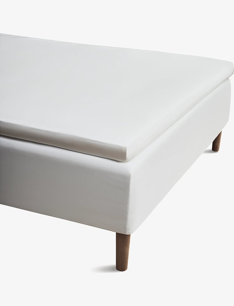 Juna - Percale Kuvertlagen 140x200 cm hvid - formsyet lagen - white - 1